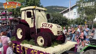 ZEAWASLIVE Blumencorso 2022 in Kirchberg Tirol [upl. by Tibbetts]