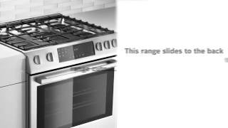 Bosch Slide in Dual Fuel Ranges HD18054U at AppliancesConnectioncom [upl. by Zere]