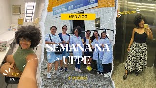 Medvlog 9  3° PERÍODO DE MEDICINA NA UFPE  USF  SEMANA PRÉPROVA  ENGLISH CLASS📚 [upl. by Newmann689]