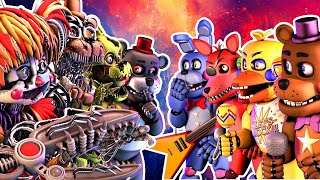 FNAF Rockstar vs Scrap Animatronics [upl. by Itsud719]