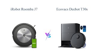 iRobot Roomba j7 vs ECOVACS DEEBOT T30S 🤖🏠  Robot Vacuum Comparison [upl. by Gaston]