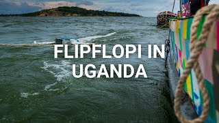 Flipflopi  A boat made of recycled plastic and flipflops brings its message of hope to Uganda [upl. by Perkin]