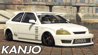 Gta 5 online Blista Kanjo customization  Honda Civic [upl. by Gahl810]