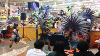 Calpulli Tonalehqueh Dancers at Newark Store [upl. by Parnas]