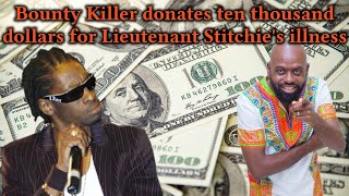 Bounty Killer donates ten thousand dollars for Lieutenant Stitchies illness [upl. by Airetas848]