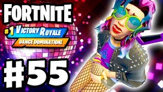 DANCE Disco Domination 1 Victory Royale  Fortnite  Gameplay Part 55 [upl. by Aicirtan992]