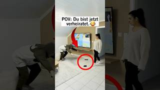 POV Du bist jetzt verheiratet 😂 ZusammenHalten CoupleComedy Sketch BestTrendVideos explore [upl. by Perrins]