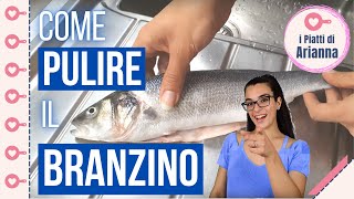 Come pulire il Branzino [upl. by Bywaters]