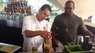 The Perfect Mojito Made At The Bacardi Factory In Puerto Rico [upl. by Ardy]