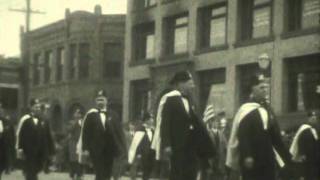 1928 Wenatchee WA winter scene and Shriners parade [upl. by Dodi778]