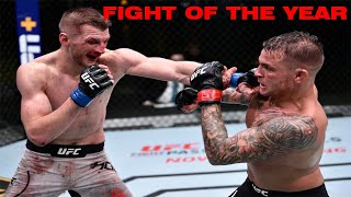 Dustin Poirier vs Dan Hooker  All Significant Strikes  UFC [upl. by Ellehcil]