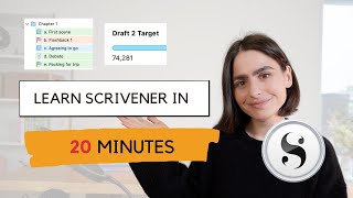 How to Use Scrivener 2024  Simple Tutorial for Overwhelmed Fiction Writers [upl. by Aihsei]