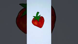 How to draw strawberry 🍓 🍓 drawing drawing draw howtodraw [upl. by Tneciv]