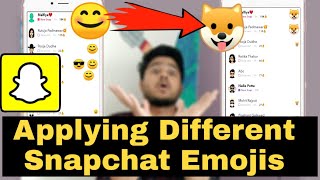 How to change Snapchat emojishow to use different emojis in SnapchatSnapchat ke emojis kaise chang [upl. by Theobald886]