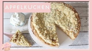 DIY  Gedeckter Apfelkuchen  Apple Pie  schnell amp einfach selber machen BackLounge Rezept [upl. by Naggem]