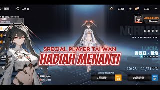 HADIAH MENANTI BUAT PLAYER PGR TAI WAN HARI INI  PUNISHING GRAY RAVEN [upl. by Ardnahc]