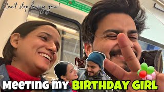 Finally Mila Birthday Girl Se🎁  Met My LDR Girlfriend ❤️  Chandigarh To Delhi  Shubnandu [upl. by Kassab]