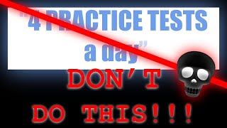 The MYTH about practice tests that FAILS you 😢 [upl. by Ydnirb]