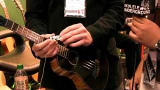 NAMM 2011  MiSi Ukulele Pickups [upl. by Elletnohs]