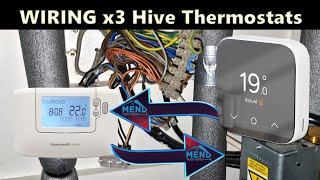 Replacing Outdated Honeywell Complete Hive Mini Thermostat Installation [upl. by Leasa732]