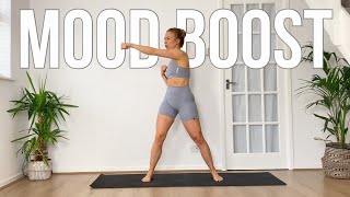 MOOD BOOSTING HIIT WORKOUT 10 MIN  All Standing Exercises [upl. by Llekram]