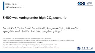 ENSO weakening under high CO2 scenario [upl. by Jamille621]