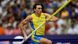 ARMAND DUPLANTIS BATIÓ NUEVO RÉCORD MUNDIAL EN SALTO CON GARROCHA Y GANÓ SU SEGUNDO ORO PARÍS 2024 [upl. by Rudy]