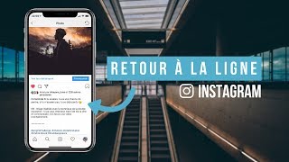 Retour à la ligne sur Instagram [upl. by Sueaddaht104]