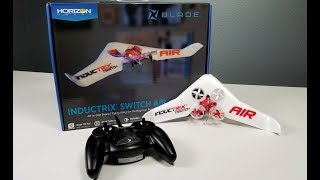 Whats New Blade Inductrix Switch Air Quadcopter  Flying Wing Airplane [upl. by Kries]