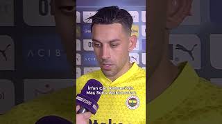 🎙️ İrfan Can Kahveci Derbiyi Değerlendirdi shorts fenerbahçe galatasaray [upl. by Eillam728]