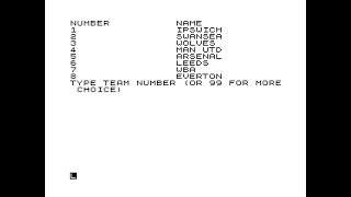 Football Manager Review for the Sinclair ZX81 by John Gage [upl. by Emile]