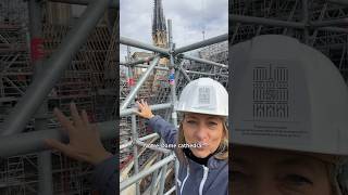 NotreDame cathedral restoration up close [upl. by Claresta]