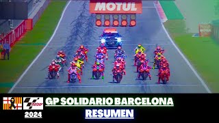 🏁 RESUMEN  GP SOLIDARIO de BARCELONA  MotoGP 2024 🏁 [upl. by Aiasi]