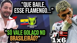 TV SULAMERICANA FOI AO DELÍRIO COM GOLEADA DO FLAMENGO NO VASCO PELO BRASILEIRÃO [upl. by Martinson]