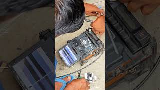 How to repair fibre optic cables fibreoptics expertwork [upl. by Aimehs248]