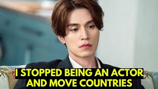 The SHOCKING TRUTH ABOUT LEE DONG WOOK want stop be an actor and move country [upl. by Cesya]