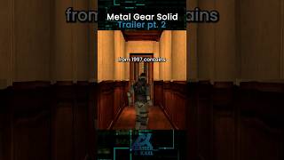 Did you Know Metal Gear Solid Trailer Two metalgearsolid [upl. by Wind]