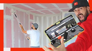 🔥 Cómo ENCINTAR PLADUR Con Herramientas de L´OUTIL PARFAIT 👉 Drywall [upl. by Nolaj820]