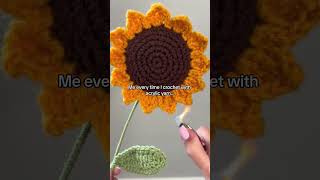 I Always Do This To Acrylic Yarn crochet easycrochet diy beginnercrocheter [upl. by Arehsat]