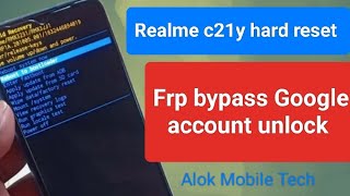 Realme c21y hard reset Google account unlock 2023 [upl. by Enoryt]