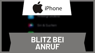 iPhone Blitz bei Anruf einstellen • Tutorial [upl. by Delacourt]