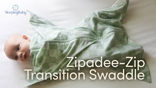 Meet the ZipadeeZip Transition Swaddle by Sleeping Baby [upl. by Bowden]