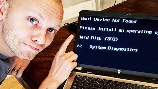 How to Fix a HP With a Boot Device not Found Hard Disk 3F0 Error Windows 11 [upl. by Vassar554]