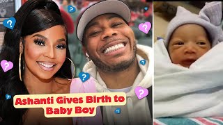 EXCLUSIVE RampB Singer ASHANTI amp NELLY Gives Birth To a Healthy BABY BOY [upl. by Savil60]