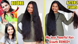 🤗Powerful Hair Growth Remedy  My Experience முடி திக்காக கருப்பாகவும் வளரும் Jegatheesmeena [upl. by Augy408]