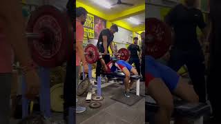 Preparing for delhi state bench press powerlifting competition motivation gym powerlifting life [upl. by Grinnell]