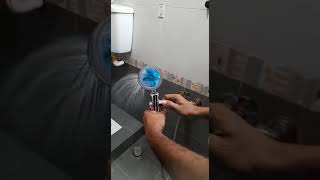 High pressure turbocharged 360 degree rotating shower head shorts ytshorts myfirst amazon reels [upl. by Joela]