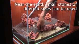 Beach Cliff  ADA 60 cm Aquarium StepbyStep english version [upl. by Leler]