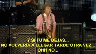 Paul McCartney Ive Got A Feeling ZocaloMex Subtitulada Español [upl. by Edmanda]