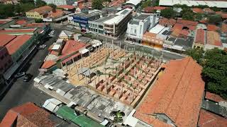 Obras no novo shopping popular de Parnaíba [upl. by Juna]